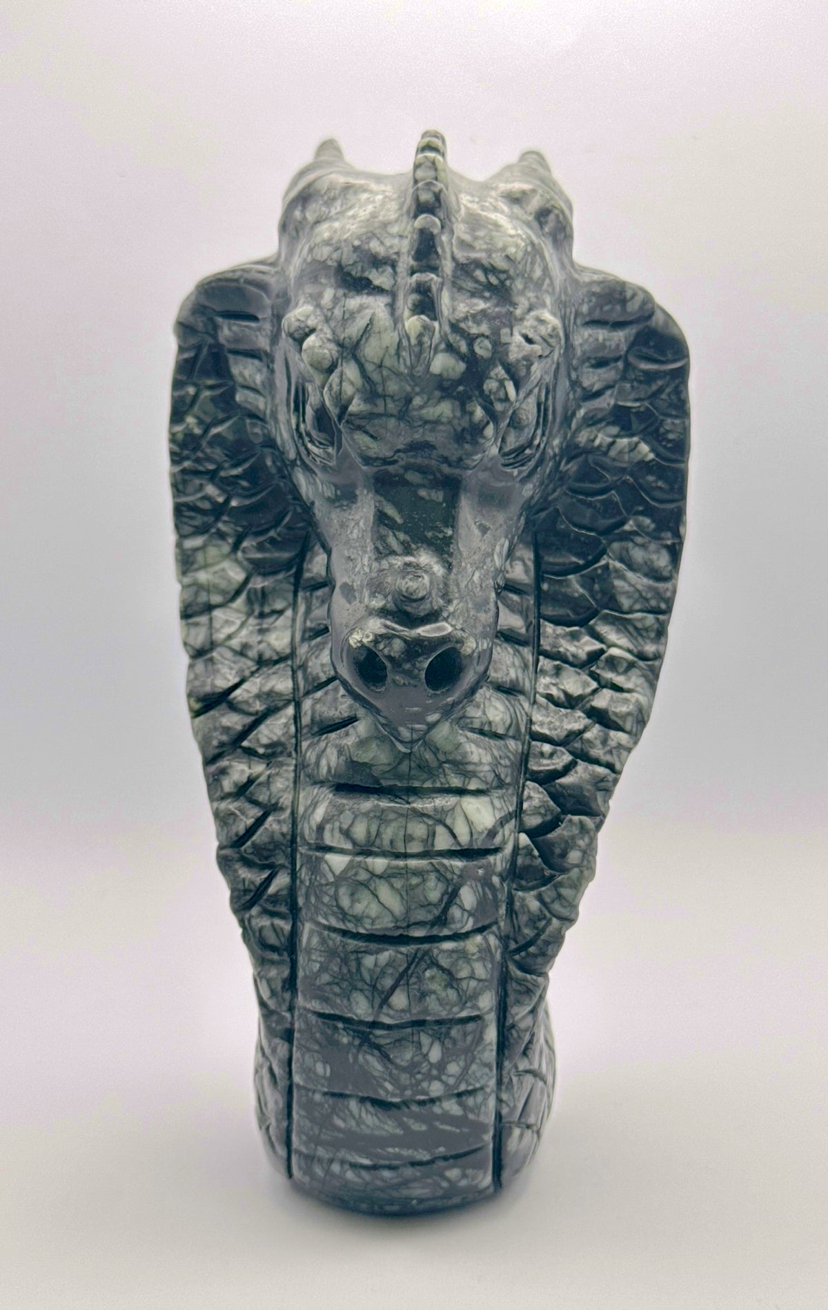 Picasso Jasper Dragon Carving