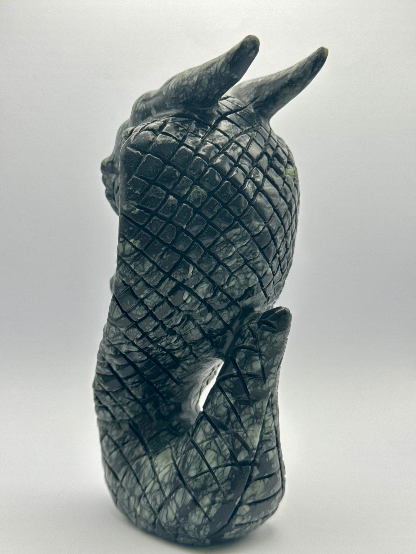 Picasso Jasper Dragon Carving