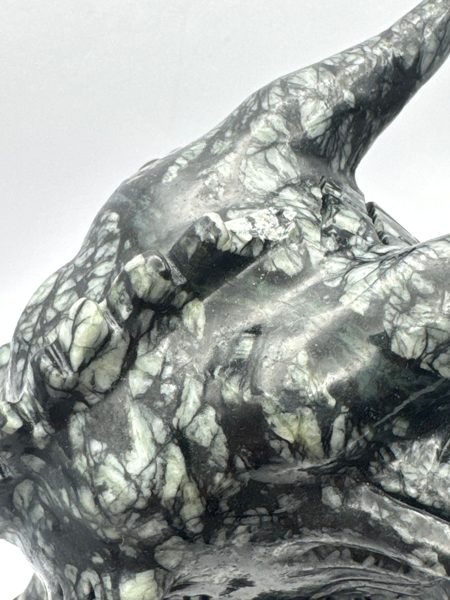 Picasso Jasper Dragon Carving