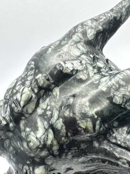 Picasso Jasper Dragon Carving