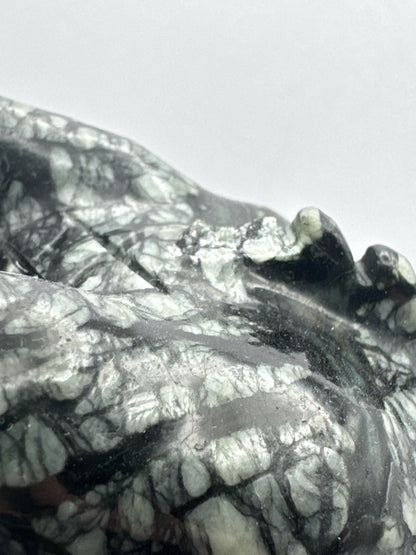 Picasso Jasper Dragon Carving