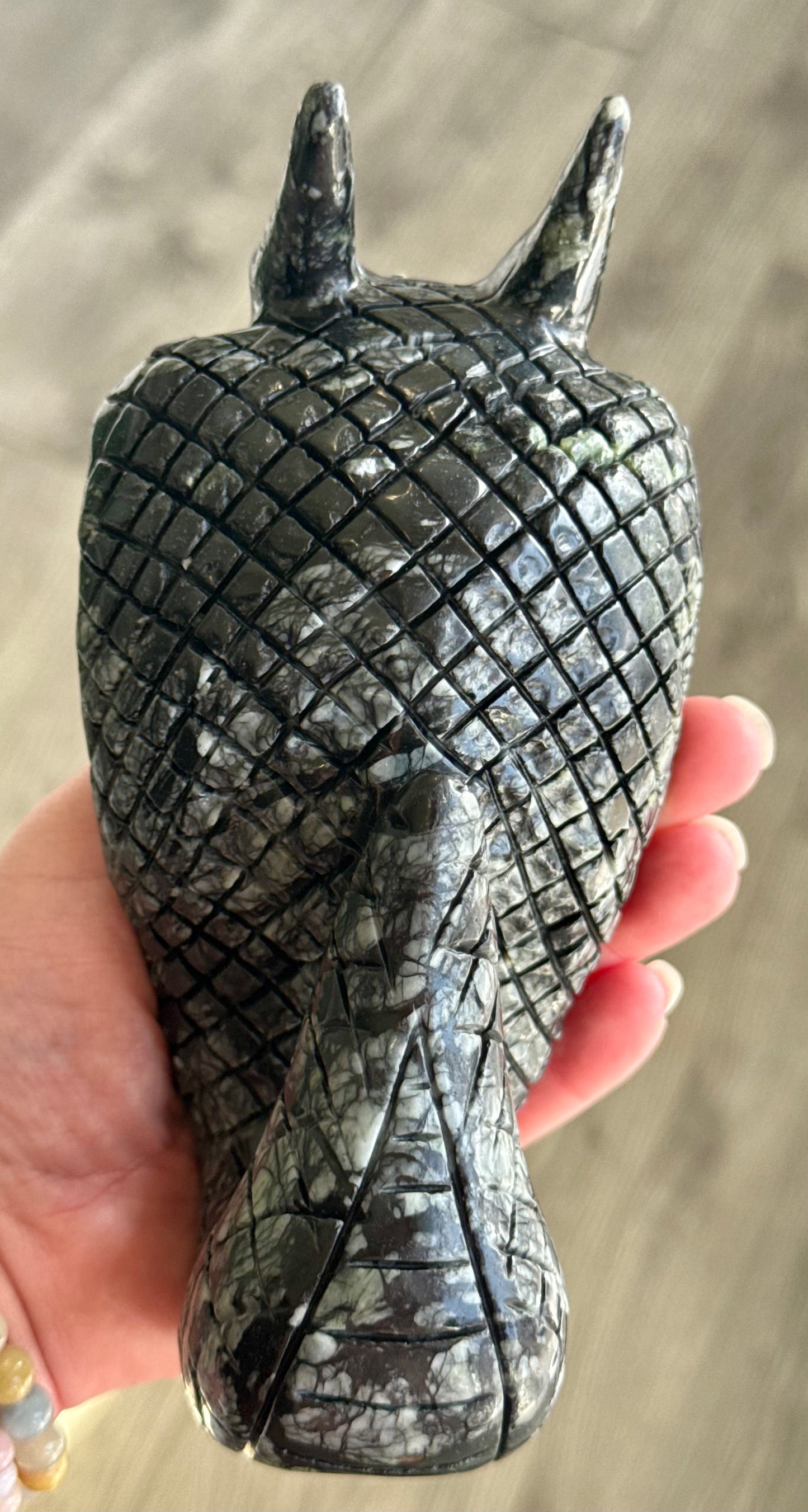 Picasso Jasper Dragon Carving