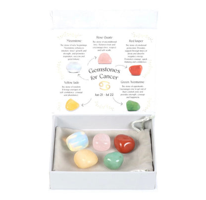 Cancer Zodiac Crystal Gemstone Set image 0