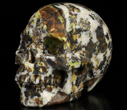 Hiso Jasper Skull Carving