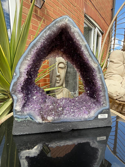 Brazilian Amethyst Cathedral Geode - 8.96kg