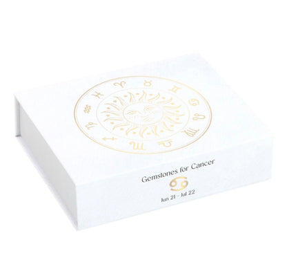 Cancer Zodiac Crystal Gemstone Set image 1