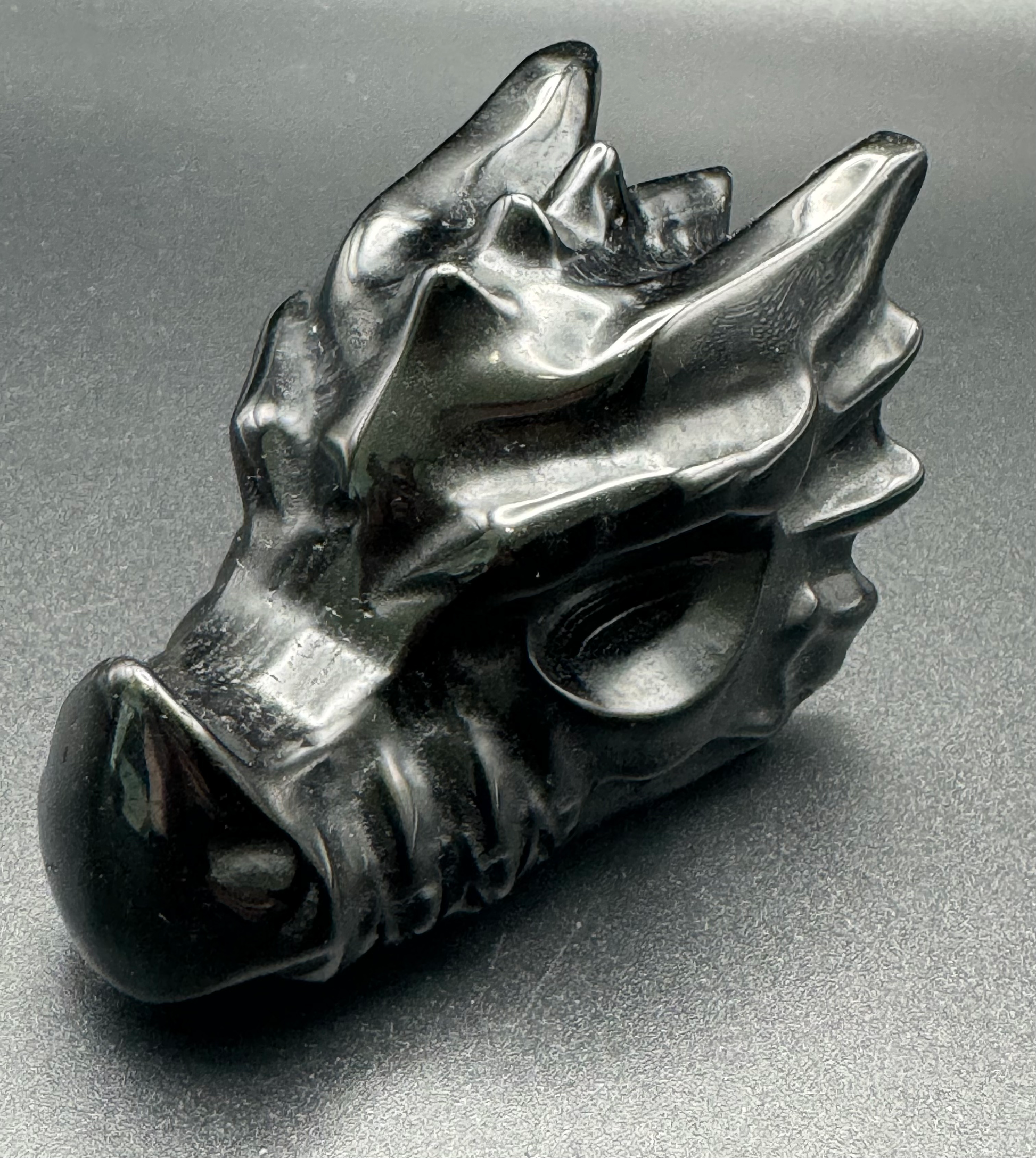Obsidian Dragon Skull image 3