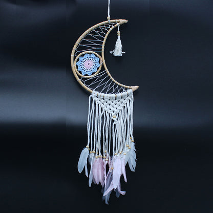 Protection Dream Catcher - Macrame Moon image 6