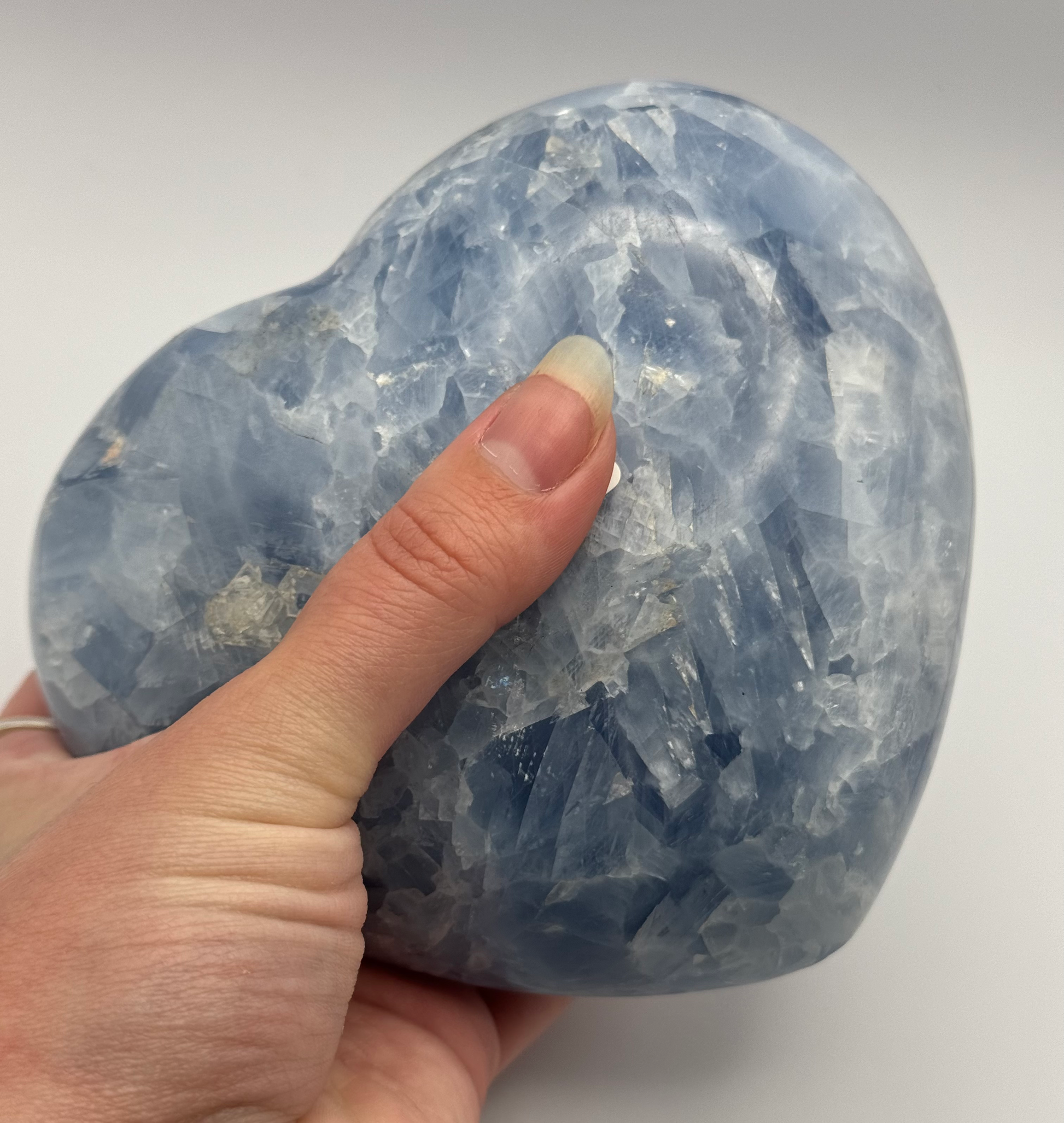 Blue Calcite Heart image 10