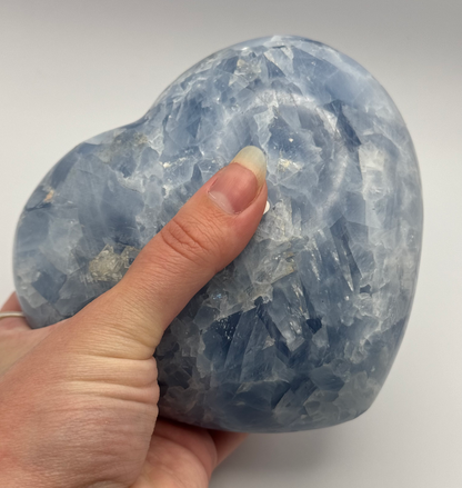 Blue Calcite Heart image 10
