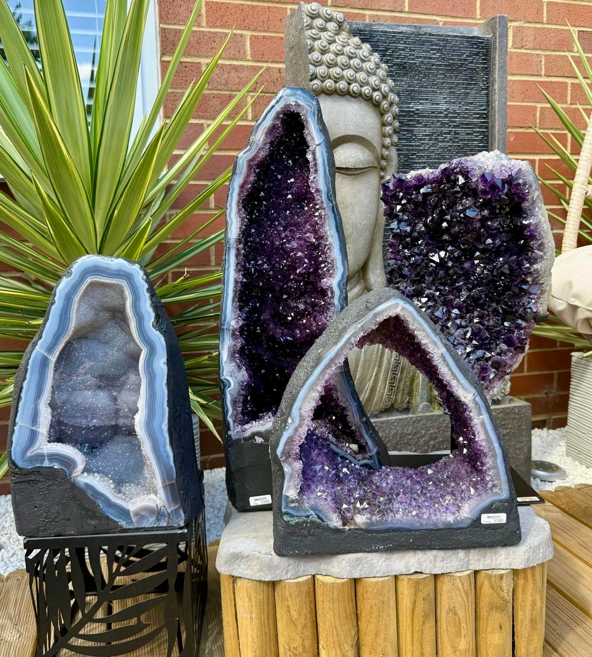 Brazilian Amethyst Cathedral Geode - 8.96kg