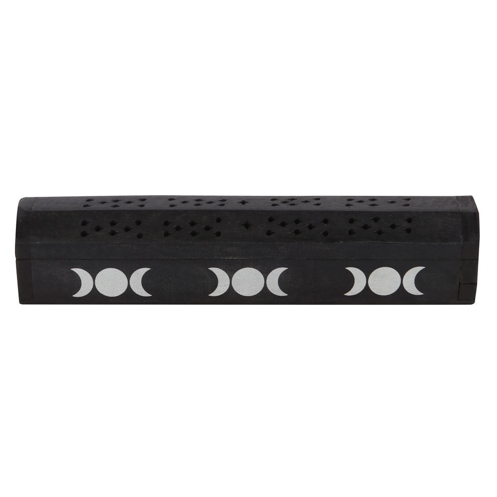 Triple Moon Wooden Sage Incense Box Set image 4
