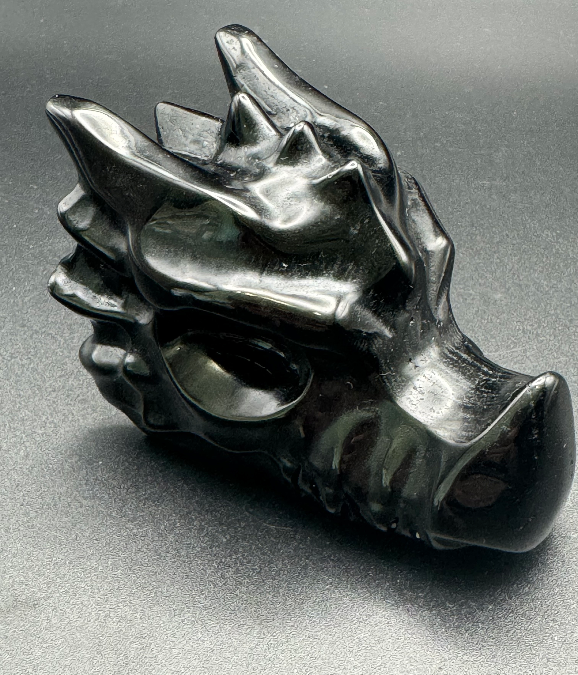 Obsidian Dragon Skull image 2