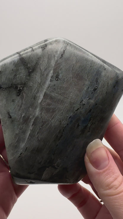 Labradorite Freeform - Purple Flash
