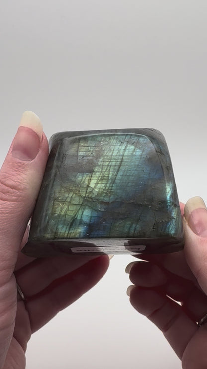 Labradorite Freeform - Blue & Golden Flash